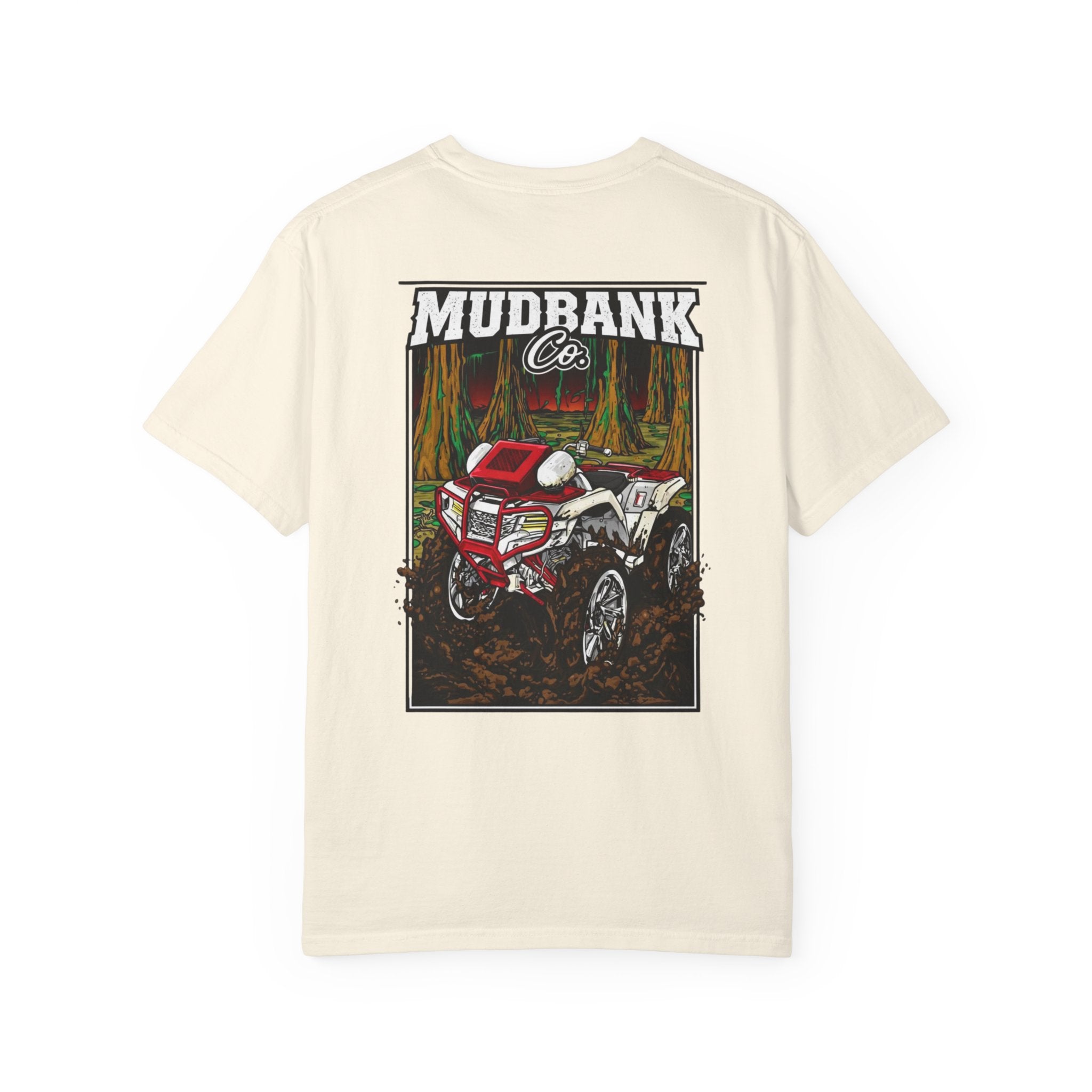 ATV Mudbike Graphic T-Shirt — "Mudbank Co." Off-Road Adventure Tee