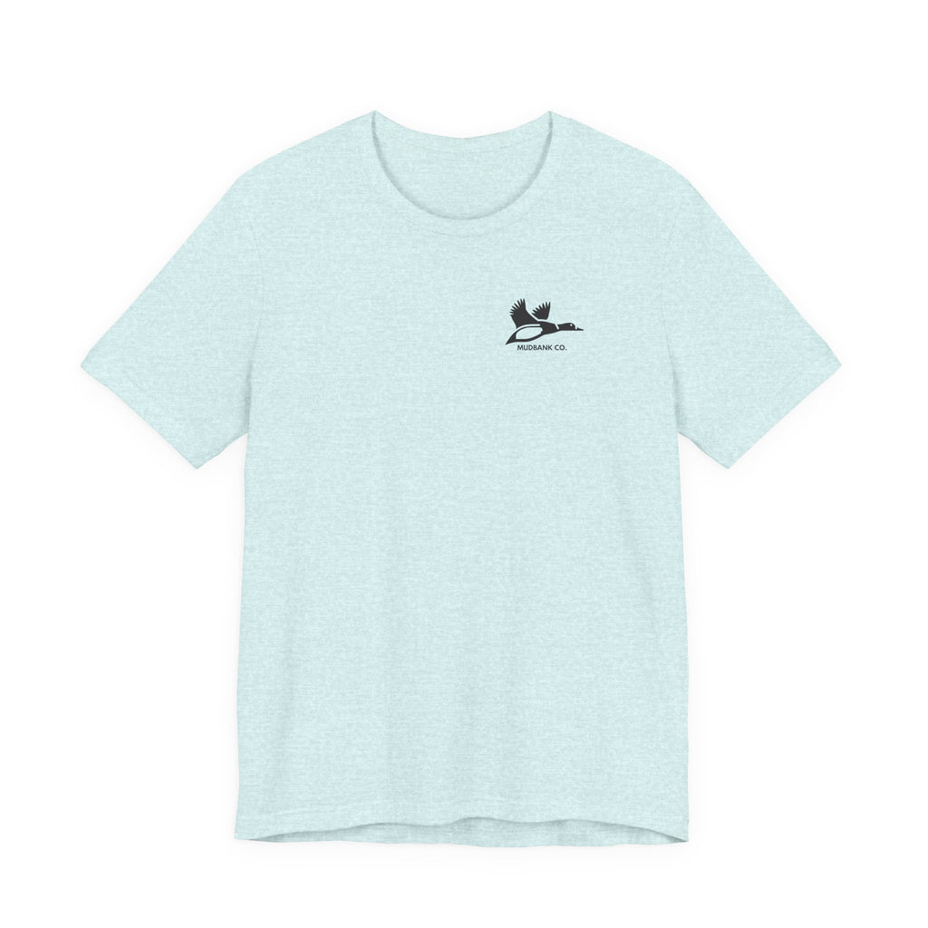 Mudbank Co. Antler Logo T-Shirt | Southern Outdoors Graphic Tee | Hunting & Country Lifestyle | Bella Canvas Unisex