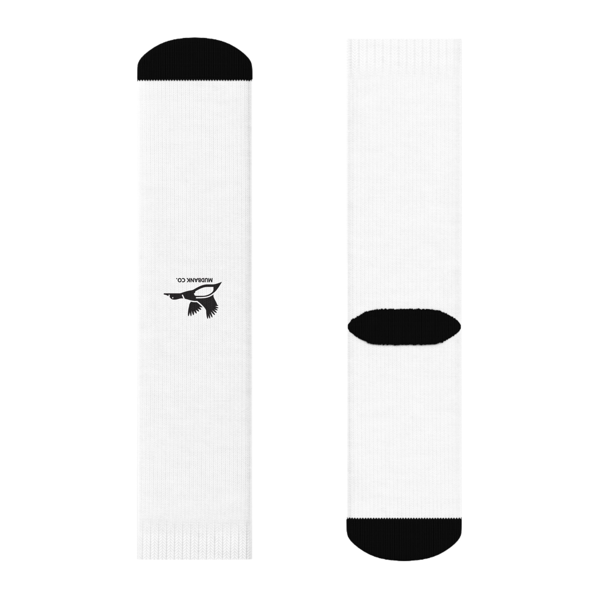 Mudbank Co. Duck Crew Socks | Minimalist White Socks | Southern Outdoors Lifestyle